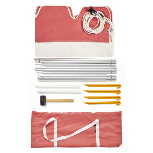 Basil Bangs Beach Tent, Beach & Park UPF50+ Sunshade in Coral