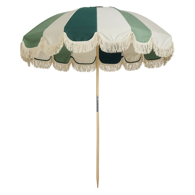 Basil Bangs Jardin Patio Umbrella, Home UPF50+ Umbrella in Forest Block (210cm Diameter Canopy)