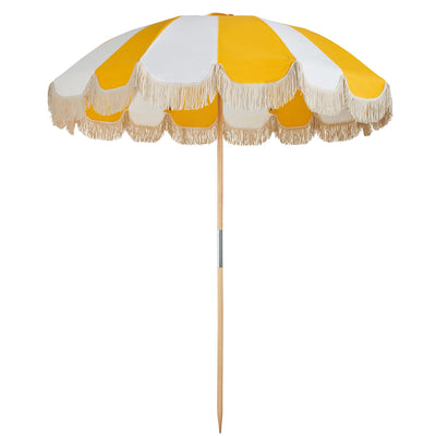 Basil Bangs Jardin Patio Umbrella, Home UPF50+ Umbrella in Marigold (210cm Diameter Canopy)