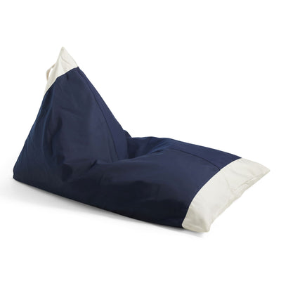 Basil Bangs Bean Bag, Outdoor & Indoor Use in Navy Blue (Size: 100 x 150 x 80cm)