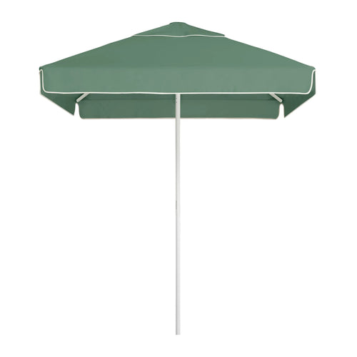 Basil Bangs Caspar Umbrella, Commercial & Home UPF50+ Umbrella in Sage (200cm Square Canopy)