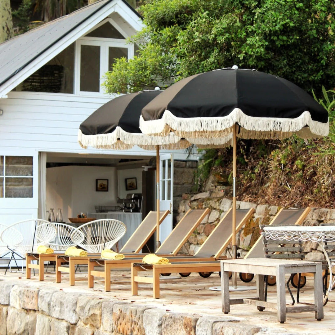 Jardin Patio Umbrella Black ø210 cm – Basil Bangs Canada
