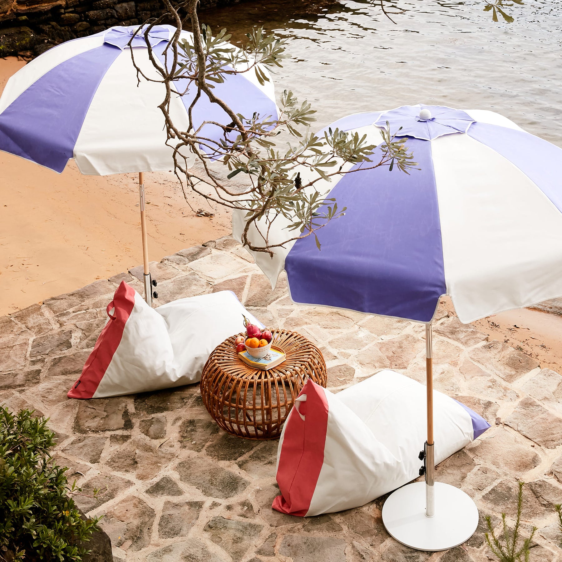 Jardin Umbrella Lavender/Salt ø210 cm – Basil Bangs Canada