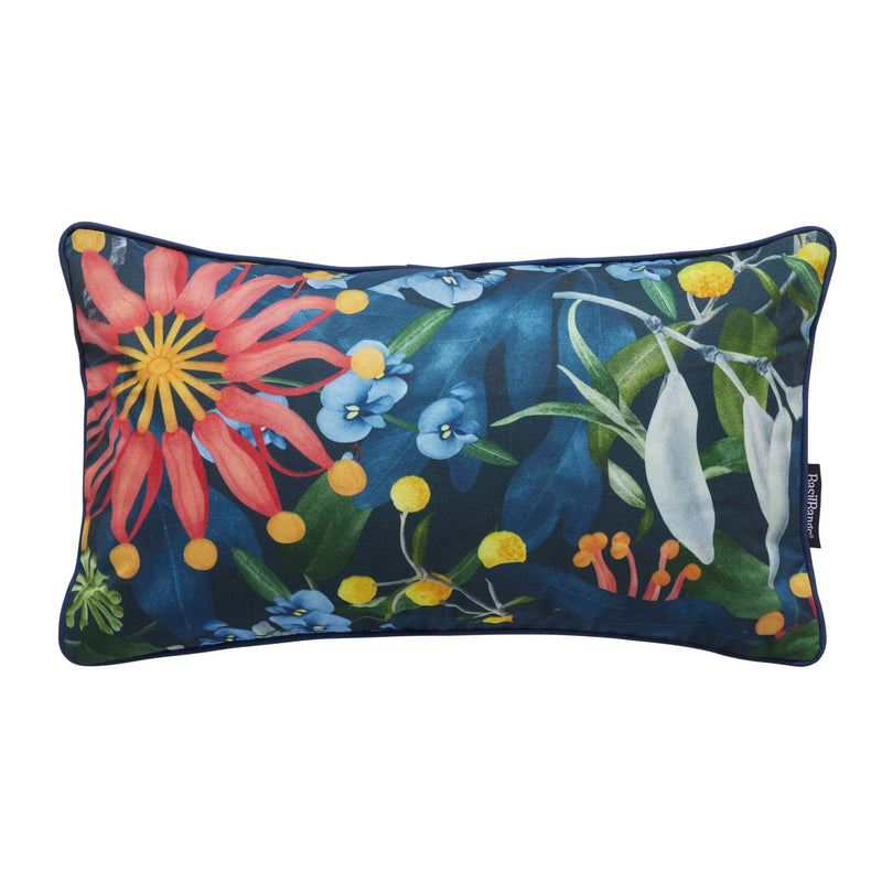 Basil Bangs Outdoor & Patio Cushion in Field Day / Mineral (Size: 50 x 30 cm)