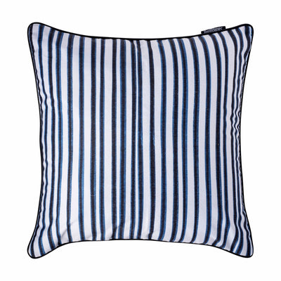 Basil Bangs Outdoor & Patio Cushion in Gingham Mirage (Size: 50 x 50 cm)