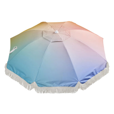 Basil Bangs Premium Umbrella, Beach & Home UPF50+ Umbrella in Sundance (180cm Diameter Canopy)