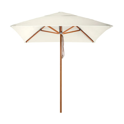 Basil Bangs Sundial+ Umbrella, Commercial & Home UPF50+ Umbrella in Raw (200cm Square Canopy)