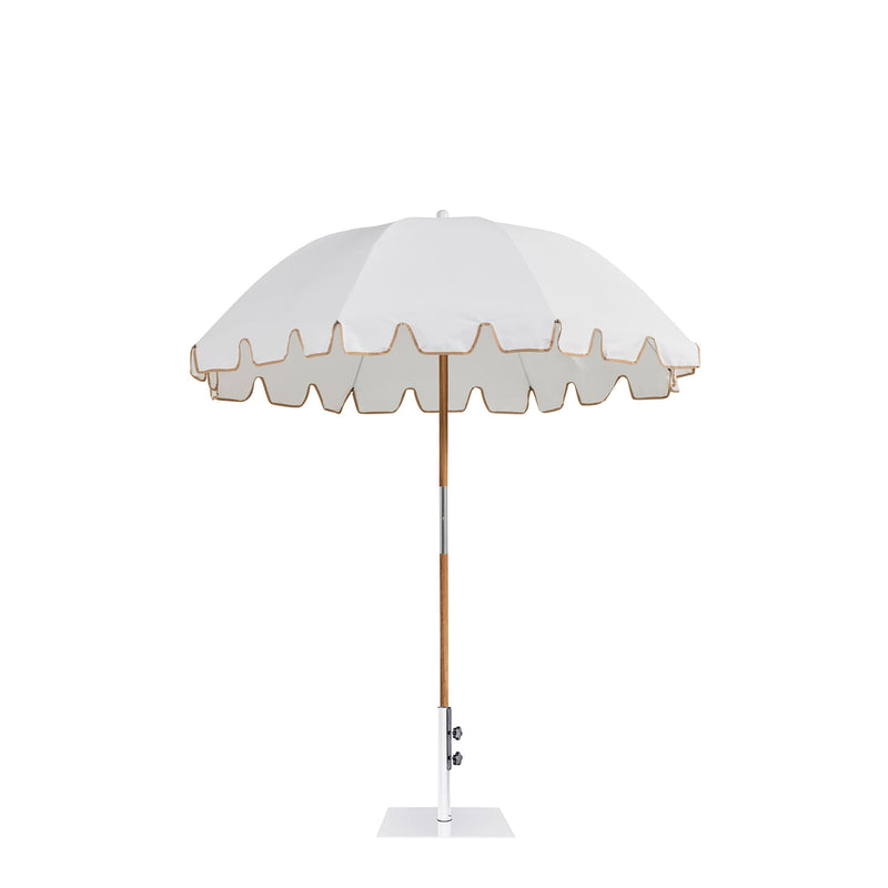 The Weekend Umbrella<br> with 14kg White Base<br> 170cm diameter canopy