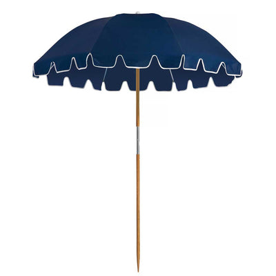Basil Bangs The Weekend Umbrella, Beach & Home UPF50+ Umbrella in Serge (170cm Diameter Canopy)