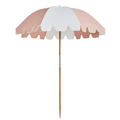Basil Bangs The Weekend Umbrella, Beach & Home UPF50+ Umbrella in Nudie (170cm Diameter Canopy)