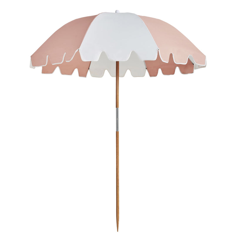 Basil Bangs The Weekend Umbrella, Beach & Home UPF50+ Umbrella in Nudie (170cm Diameter Canopy)