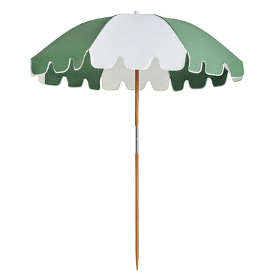 Basil Bangs The Weekend Umbrella, Beach & Home UPF50+ Umbrella in Sage (170cm Diameter Canopy)